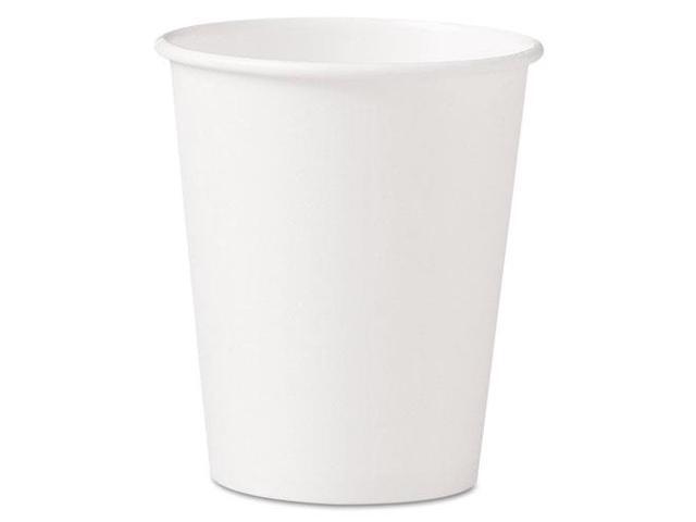 - SCC 370W - Polycoated Hot Paper Cups, 10 oz, White