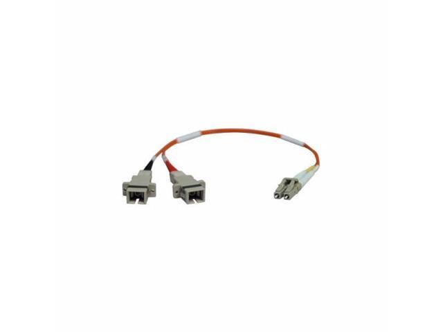 TRIPP LITE 0.3M DUPLEX MULTIMODE FIBER OPTIC 62.5/125 ADAPTER LC/SC M/F 1FT 1' 0.3 METER - NETWORK CABLE - 1 FT - ORANGE