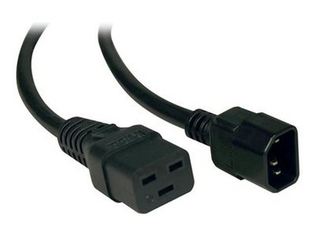 TRIPP LITE 6FT POWER CORD CABLE C19 TO C16 HEAVY DUTY 15A 14AWG 6' - POWER CABLE - 6 FT-P047-006