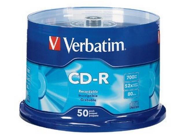 VERBATIM - CD-R X 50 - 700 MB - STORAGE MEDIA-94691