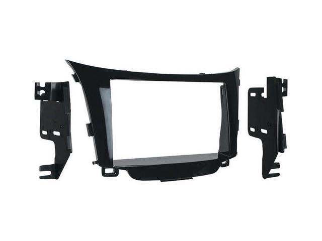 Metra - Dash Kit for Select 2013-2017 Hyundai Elantra DDIN - High Gloss Black - image 6