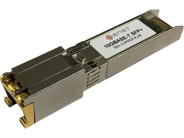 ENET Alcatel Compatible 10GBASE-T Copper SFP+ for Cat6A/Cat7 RJ-45 30m Max 100% Tested Lifetime Warranty and Compatibility Guaranteed