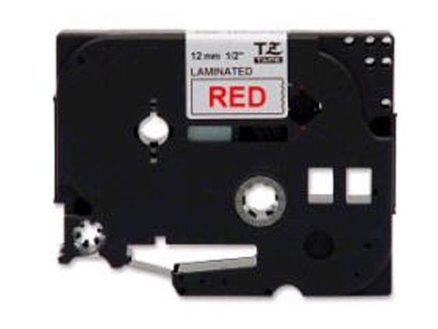 Brother P-touch TZe Laminated Tape Cartridges - 1/2' Width x 26 1/5 ft Length - Rectangle - White - 1 / Each BRTTZE232