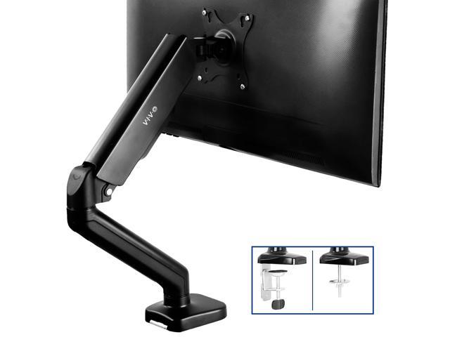 VIVO Single Monitor Counterbalance Gas Spring Desk Mount Stand Fits Screens 13' to 27' (STAND-V001O)