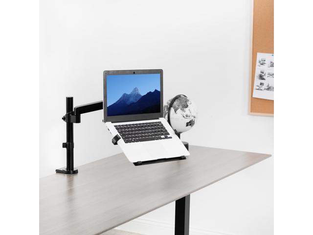 VIVO 10' to 15.6' Single Laptop Stand Desk Mount, Adjustable Notebook Holder