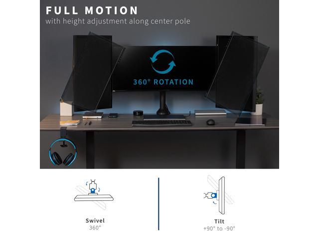 VIVO Triple Monitor Desk Mount, Heavy Duty Stand, Computer Screens up to 32'