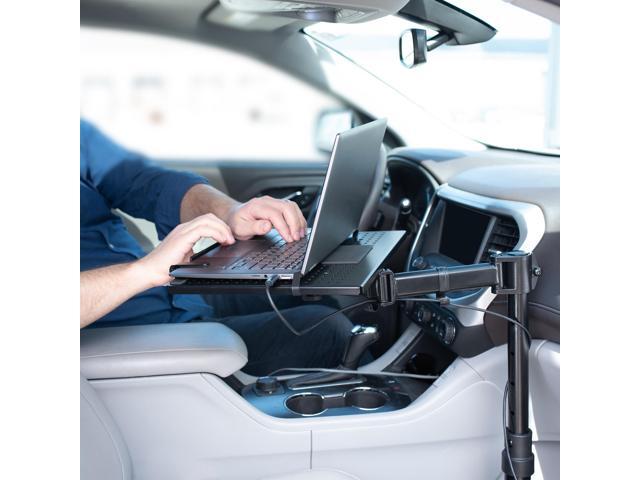 VIVO Single Laptop Notebook Car Mount, Swivel Arm Adjustable Extension Clamp