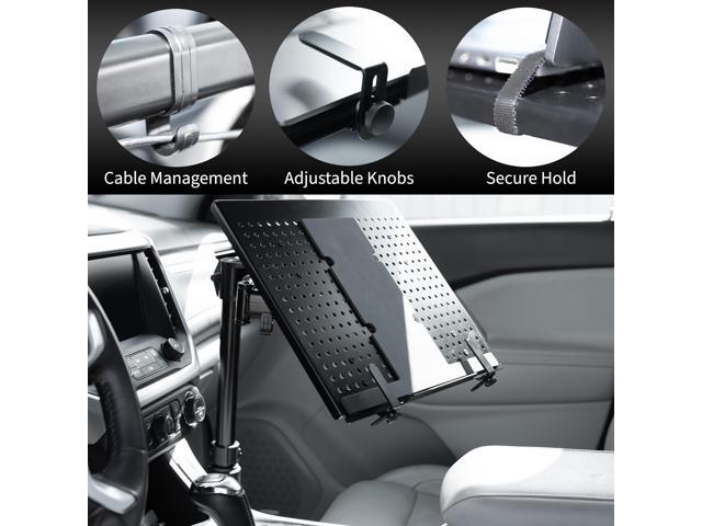 VIVO Single Laptop Notebook Car Mount, Swivel Arm Adjustable Extension Clamp