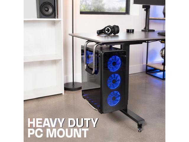 VIVO Heavy Duty Adjustable Under-Desk PC Mount Computer Case Holder