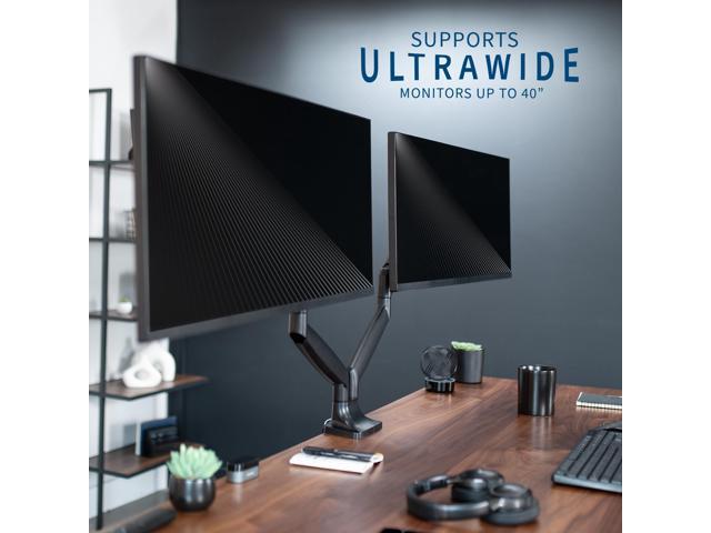 VIVO Dual Ultrawide 40 Monitor Desk Mount with Pneumatic Spring Arms