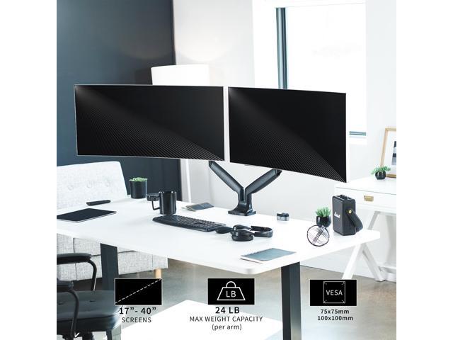 VIVO Dual Ultrawide 40 Monitor Desk Mount with Pneumatic Spring Arms