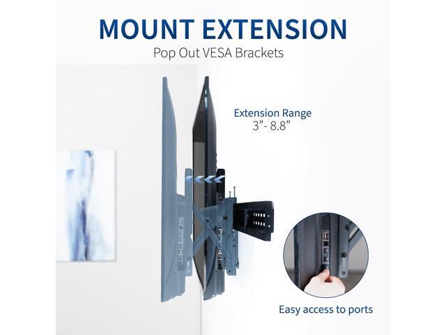 VIVO 1x2 Pop-Out Video Wall Mount (Fits 2 TVs) for 37 to 65 Plasma Screens