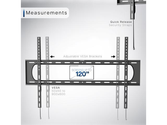 VIVO Heavy Duty TV Wall Mount for 60 to 120 inch Screens, Max VESA 900x600mm
