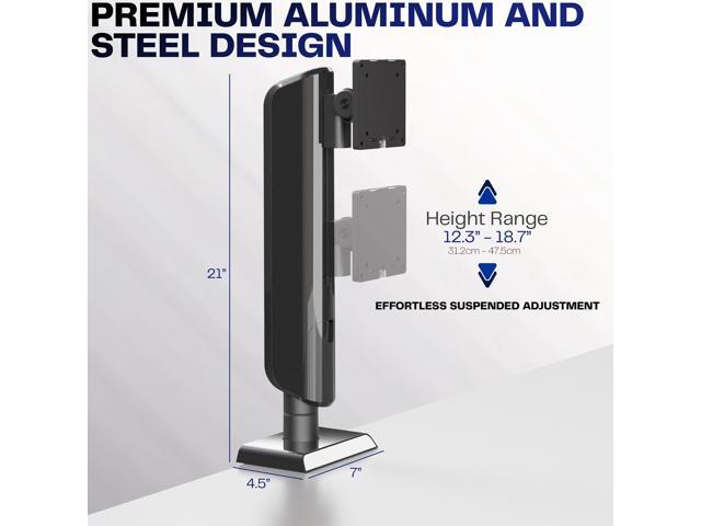 VIVO Vertical Lift Single Ultrawide Monitor Desk Mount, Up to 49' Screens