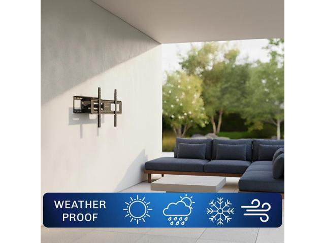VIVO Outdoor Full Motion 37 to 80 TV Screen Wall Mount