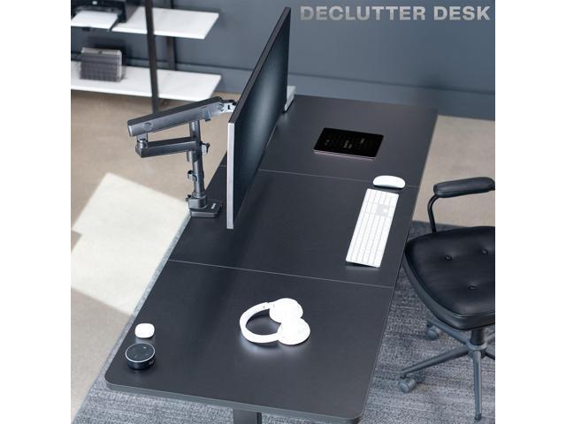 VIVO Premium Aluminum Single Monitor Arm Desk Mount Stand with USB Ports