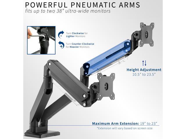 VIVO Dual Monitor Counterbalance Desk Mount, Fits Ultrawide Screens up to 38'