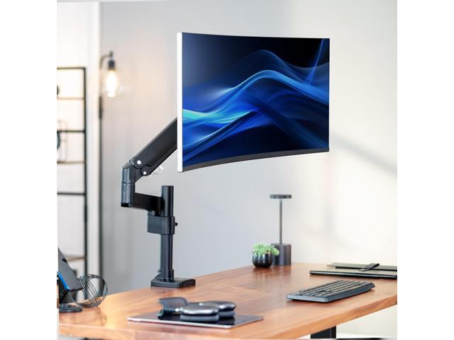 VIVO Single Monitor Desk Mount w/ Pneumatic Spring, Fits Ultrawides up to 49'