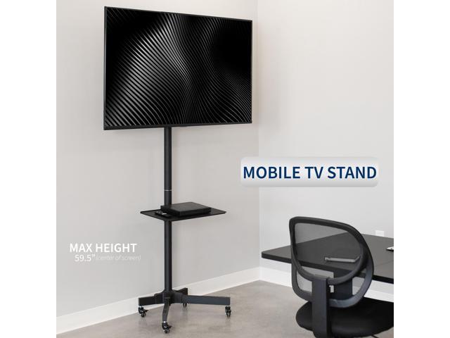 VIVO Mobile TV Cart for 13' to 60' LCD LED Plasma Flat Panel Stand with Wheels