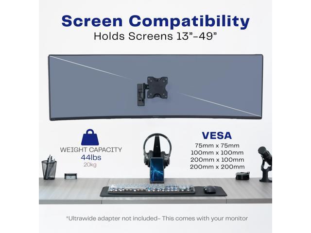 VIVO Full Motion 49 Ultrawide Monitor Wall Mount - image 4