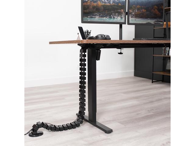VIVO Magnetic Vertebrae Cable Management Height Adjustable Desk Wire Organizer