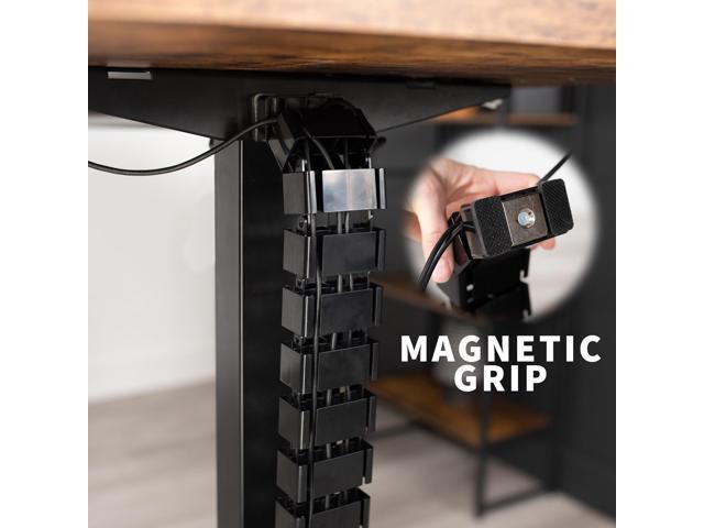 VIVO Magnetic Vertebrae Cable Management Height Adjustable Desk Wire Organizer