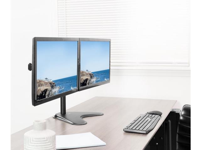 VIVO Dual Monitor Free-Standing Mount for Computer Screens up to 30'