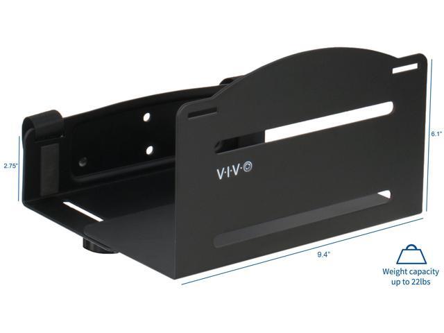 VIVO Universal PC Adjustable Wall Mount Steel Bracket Computer Case Strap Holder