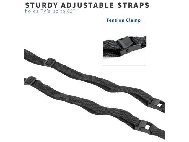 VIVO TV Anti-Tip Heavy Duty Cable Straps Safety Kit for Screen and Furniture