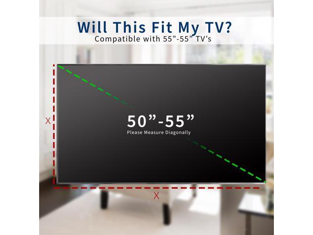 VIVO Black 50' to 55' TV Cover for VIVO Electric Ceiling TV Mount MOUNT-E-FD55