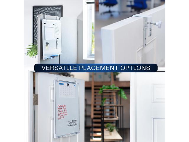 VIVO 24 x 20 inch Hanging Whiteboard with Metal Hook Mounting System for Door