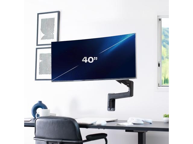 VIVO Mechanical Arm Single Monitor Wall Mount, Fits Ultrawide Screens up to 40'