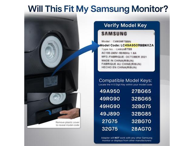 VIVO Short Recessed VESA Adapter Designed for Compatible Samsung Monitors Screen