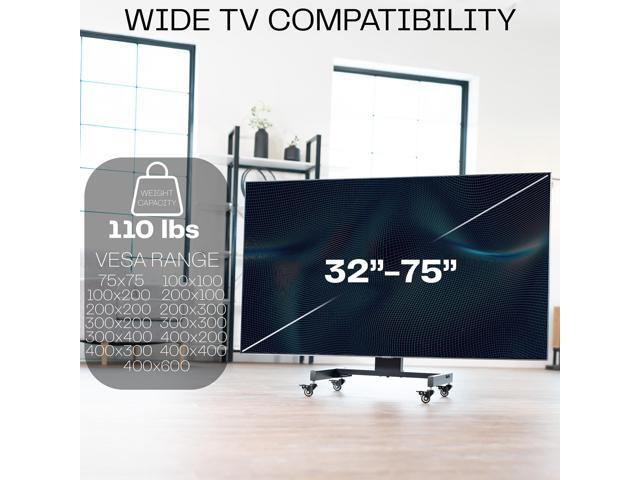 VIVO Low Height TV Cart for 32 to 75 inch Screens