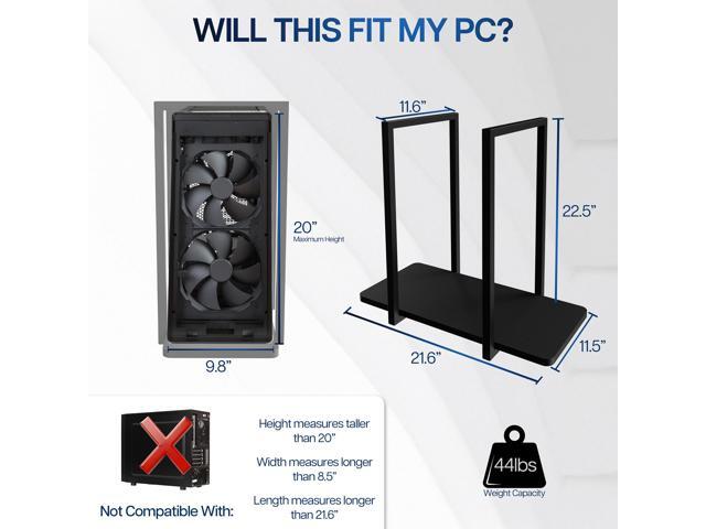 VIVO Large Under Desk PC Shelf Mount