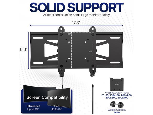 VIVO Low Profile Ultrawide Monitor Wall Mount, (MOUNT-VW49U)