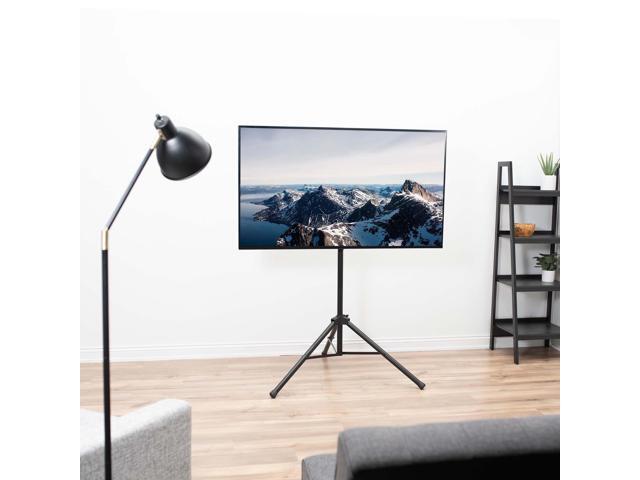 VIVO Black Tripod 32' to 55' TV Display Floor Stand Height Adjustable Mount