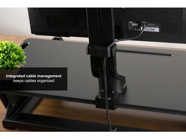 VIVO Single Monitor Sit-Stand Workstation Arm for 1 Computer Screen up to 32'
