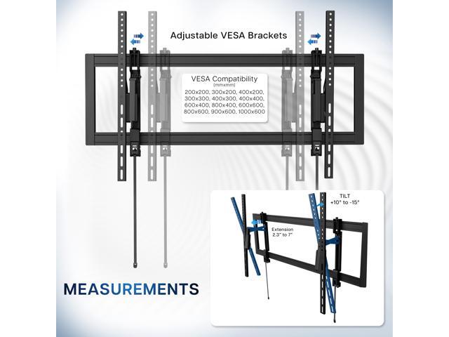 VIVO Low Profile Tilting TV Wall Mount for 55 to 105 inch Screens