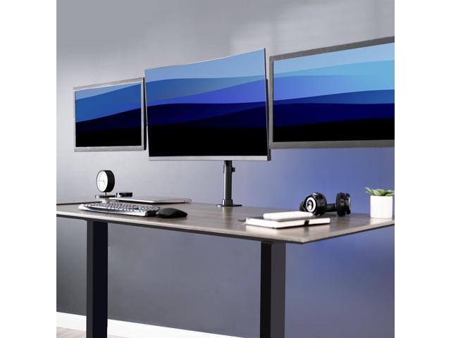 VIVO Triple Monitor Adjustable Mount Articulating Stand for 3 Screens up to 24'