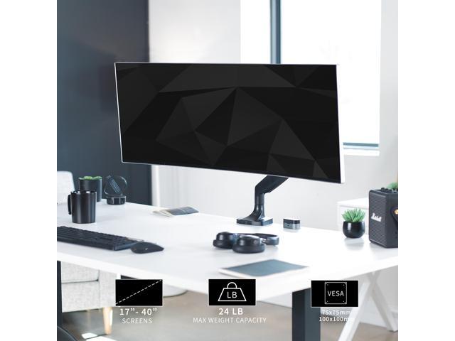 VIVO Single Ultrawide 40' Monitor Desk Mount with Pneumatic Spring Arm
