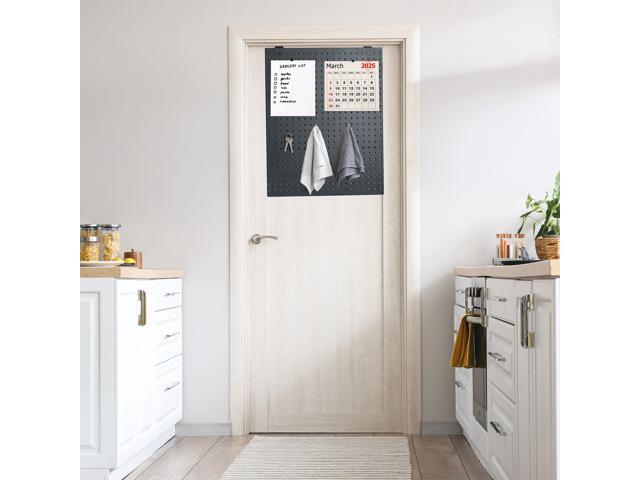 VIVO Black Hanging Pegboard