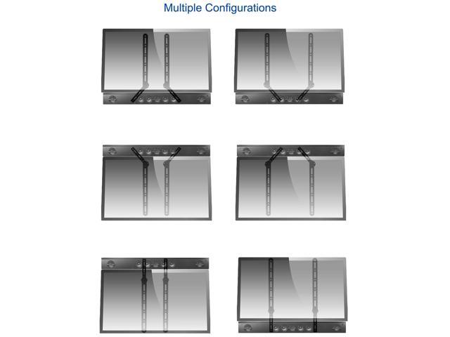 VIVO Universal Sound Bar Bracket Mount Below Wall Mounted TV / Fits 23'-65'