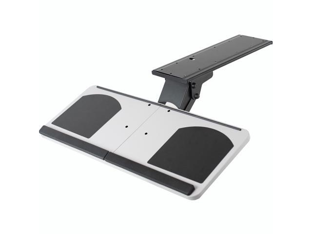 VIVO Adjustable Computer Keyboard & Mouse Platform Tray Under Table Desk Mount