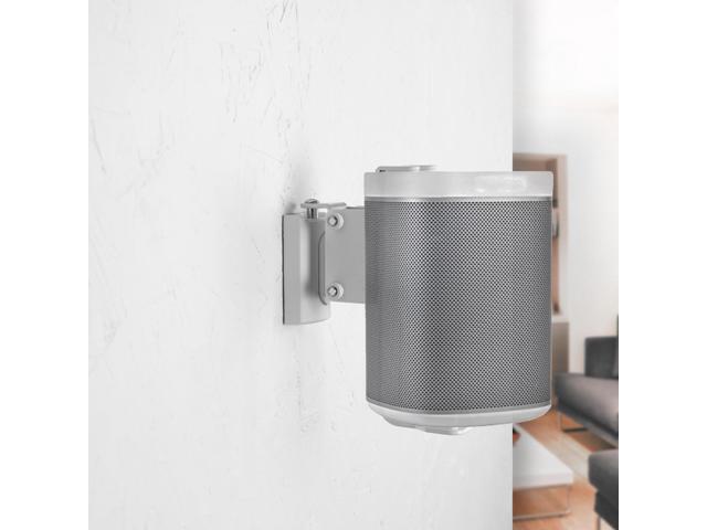 VIVO White Dual Wall Speaker Mount Designed for SONOS PLAY 1 Brackets (2 Pack)