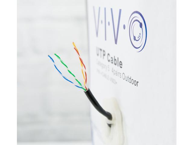 VIVO 1,000ft Cat5e Ethernet Network Cable UTP Waterproof Outdoor Burial LAN