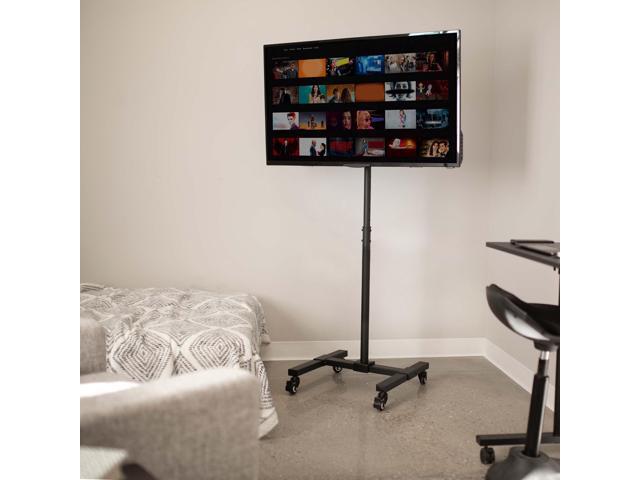 VIVO Mobile 13' to 50' TV Floor Stand, Height Adjustable Mount w/ Wheels