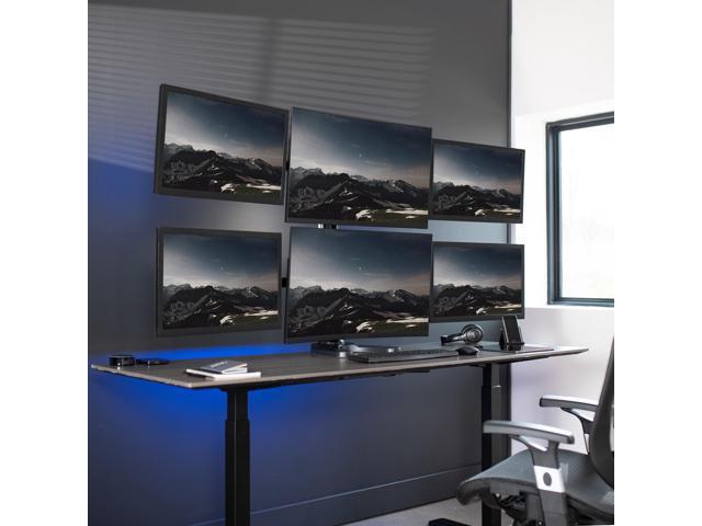 VIVO Hex Computer Monitor Desk Mount Stand, Heavy Duty, 6 Screens up to 27'