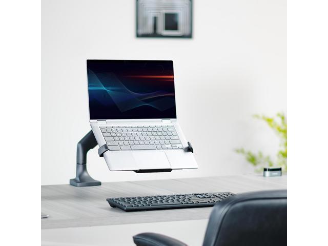 VIVO Universal Adjustable 12' - 15.6' Laptop Computer Notebook Tray with RGB Fan