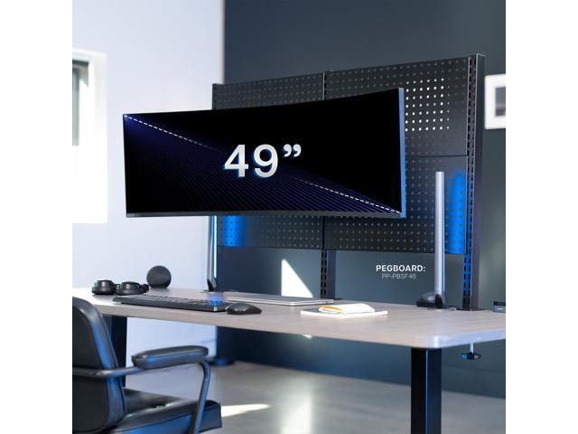 VIVO Single Ultrawide Monitor Pegboard Panel Mount, Fits up to 49' Screens